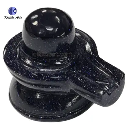 semi precious black stone shivling