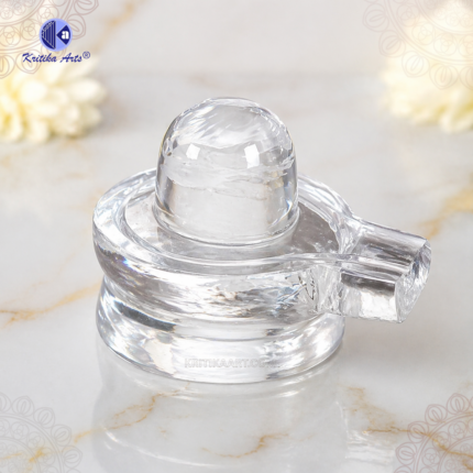 Pure sphatik shivling crystal quartz for shiva puja