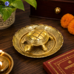 Brass Tortoise with Plate Deluxe Quality | Feng Shui Vastu Turtle Idol for Wealth, Prosperity & Positive Energy | Lucky Tortoise for Home & Office Decor - Image 4