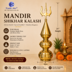,Brass Mandir Shikhar Kalash 16 & 21 Inch – 3-4 Kalash Bowl Temple Top by Kritika Arts® - Image 3