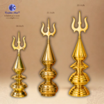 ,Brass Mandir Shikhar Kalash 16 & 21 Inch – 3-4 Kalash Bowl Temple Top by Kritika Arts®