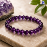 lab certified natural amethyst bracelet