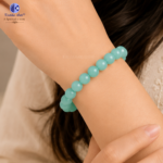 lab certified blue onyx quartz bracelet