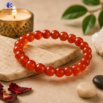 lab certified carnelian quartz bracelet