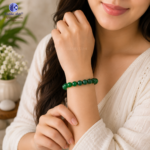 Green Jade 10mm Quartz Bracelet | Lab Certified Natural Healing Crystal Bracelet for Men & Women - Image 4