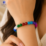Multy Onyx Quartz Bracelet | Lab Certified Natural Healing Crystal Bracelet for Men & Women - Image 2
