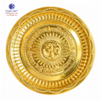 ,Brass Om Pooja Plate / Pooja Thali | Premium Handcrafted Om Design Brass Plate for Puja Rituals – Kritika Arts® - Image 3
