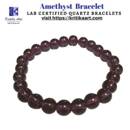 Amethyst Beaded Bracelet For Students Education, Studies, Sharp Mind,  Memory & Concentration – Majestic Crystals