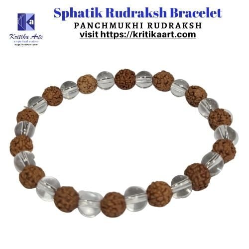 Crystal Stone Bracelet (स्फटिक स्टोन ब्रेसलेट) | Buy Sphatik Bracelet