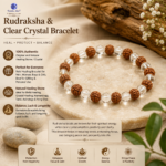 Rudraksh Sphatik Bracelet - Image 3