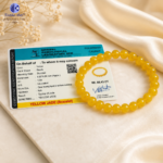 Natural Yellow Jade Healing Crystal Bracelet