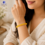 Yellow Jade Onyx Quartz Bracelet | Lab Certified Natural Healing Crystal Bracelet for Men & Women - Image 4