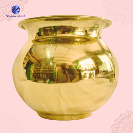 brass puja lota ambika cherry model