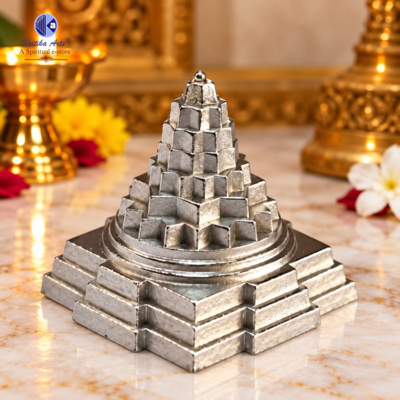 Pure Parad Shree Yantra Original Mercury Meru Yantra for Wealth Prosperity 2
