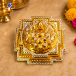 Meru Shree Yantra Gold Plated | Mahalaxmi Meru Shri Yantra for Home, Office & Mandir | Vastu & Prosperity Pyramid | 3 Inch Spiritual Brass Yantra - Image 3