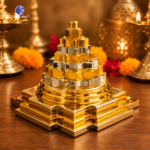 Gold Plated Meru Shree Yantra for wealth and prosperity