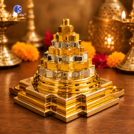 Gold Plated Meru Shree Yantra for wealth and prosperity