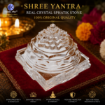,*Shree Yantra Real Crystal Sphatik Stone | Original Meru Shri Yantra for Diwali Pooja, Vastu & Prosperity | 100% Natural Sphatik Quartz - Image 3