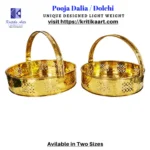 ,Dolchi / Dalia Metal Flower Basket with Handle - Image 3