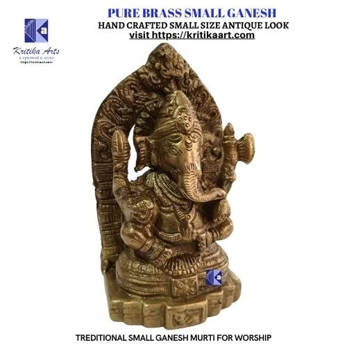 Ganesh Idol" Super Fine Quality small 4.5 Inch' - Image 3