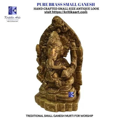 Ganesh Idol" Super Fine Quality small 4.5 Inch' - Image 2