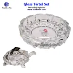 Pure Crystal Glass Turtle Set – 4 Inch Vastu Feng Shui Tortoise for Home & Office Decor - Image 3