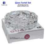 Pure Crystal Glass Turtle Set – 4 Inch Vastu Feng Shui Tortoise for Home & Office Decor - Image 2