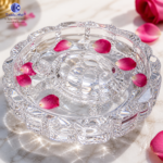 Pure Crystal Glass Turtle Set – 4 Inch Vastu Feng Shui Tortoise for Home & Office Decor - Image 3