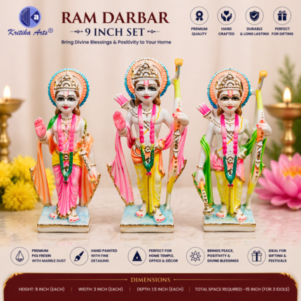 Small Ram Darbar Idol Set 9 Inch