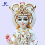 ,*Kritika Arts® Ram Darbar Idol Sculpture | 11 Inch White Hybrid Marble Dust Polyresin Ram Sita Lakshman Hanuman Murti - Image 3