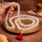 ,*Original Sphatik Mala 10mm (108+1 Beads) Diamond Cut | Pure Crystal Quartz Mala for Peace, Cooling & Meditation | Premium Quality - Image 2