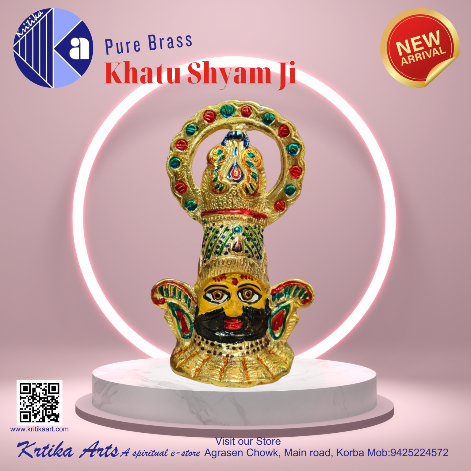 “baba Khatu Shyam Ji Metal Statue 2100