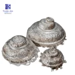 ,*White Metal Deity Chattar !Chhatra Extra Big 12-18 inch - Image 2