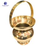 Sadhu Kamandal – Heavy Brass (Kansa) Gangajali Kamandal - Image 2