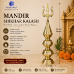 ,Light Weight Small Mandir Kalash (5” to 16”) | 1–4 Kalash Step Design | Pure Brass Shikhar Top by Kritika Arts® - Image 4
