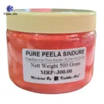 Orange Sindoor for Hanuman Ji | Dwaldies Bandan Peela Sindoor 500gm | Hanuman Chola Sindoor - Image 2