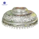 ,*White Metal Deity Chattar !Chhatra Extra Big 12-18 inch - Image 3