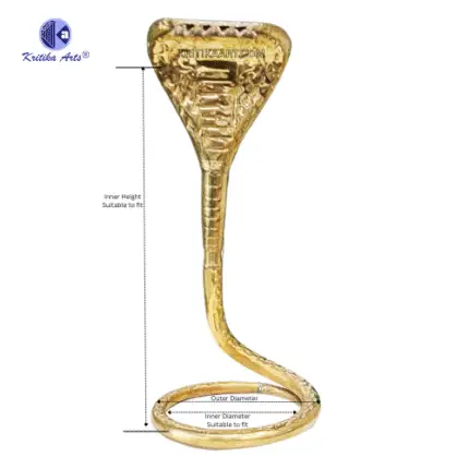 Pure Brass Shesh Naag for Shivling