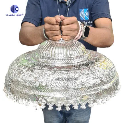 White Metal Deity Chattar