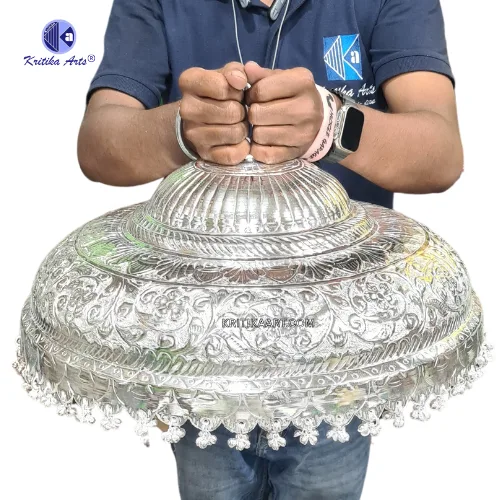 White Metal Deity Chattar