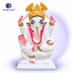 White Italian Marble Shree Ganesh Murti