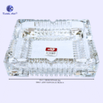 Pure Crystal Glass Turtle Set – 5 Inch Vastu Feng Shui Tortoise for Home & Office Decor - Image 2