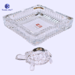 Pure Crystal Glass Turtle Set – 5 Inch Vastu Feng Shui Tortoise for Home & Office Decor - Image 3