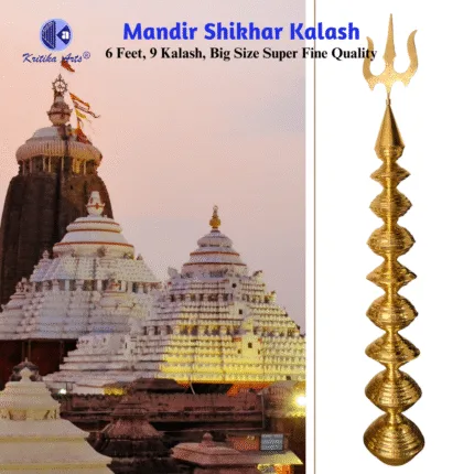pure brass temple gumbad