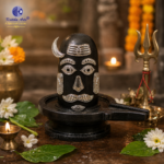 German Silver Shivling Shringar Set / Shiv Ji Mukharbind (11-Piece) | Mahadev & Mahakal Shringar for Shivling Pooja – 5 inch - Image 4