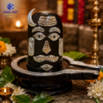 German Silver Shivling Shringar Set
