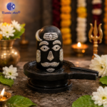 German Silver Shivling Shringar Set / Shiv Ji Mukharbind (11-Piece) | Mahadev & Mahakal Shringar for Shivling Pooja – 4 inch - Image 2