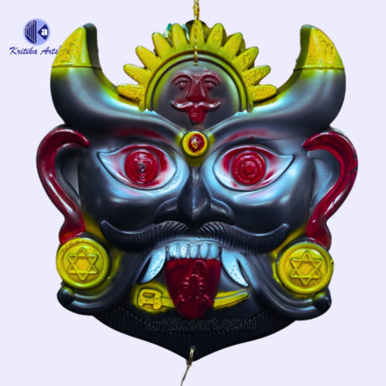 Nazar Battu Hanging Mask for Evil Eye Protection – Nazar Kavach Rahu Kavach Drishti Bommai Mask for Home and Shop