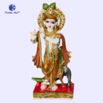 ,Sri Radha Krishna Hybrid Poly Marble Murti – Premium 17 Inch Idol - Image 3