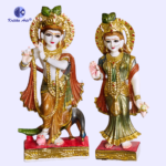 ,Sri Radha Krishna Hybrid Poly Marble Murti – Premium 17 Inch Idol - Image 4